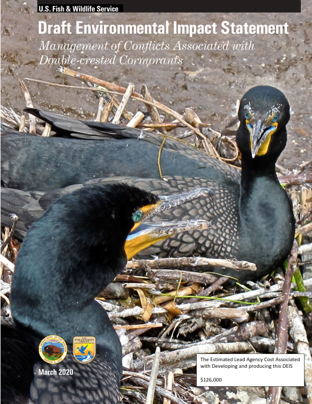 Draft EIS for the Management of Double-crested Cormorants Cover
