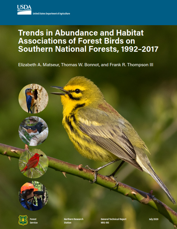 Trends in Abundance and Habitat Associations of Forest Birds on Southern National Forests, 1992-2017